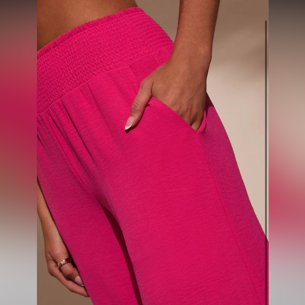 VICI Women's Pink Crop Top & Pants Set - 2 pieces - NWOT - Picture 7 of 13